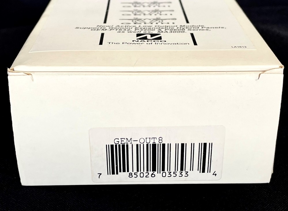 NEW GEM-OUT8 NAPCO Programmable 8 output
