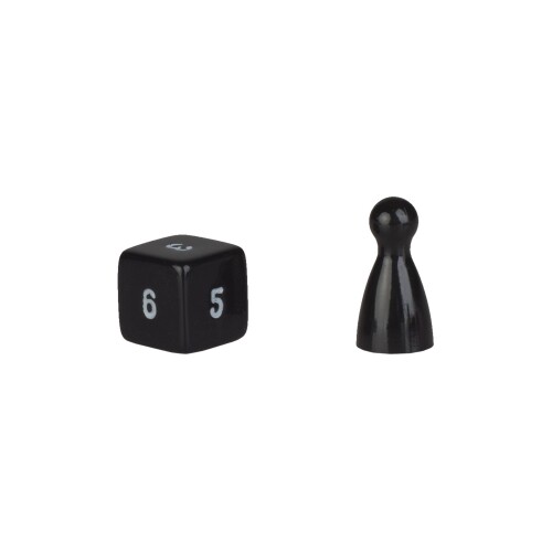 6-Sided Cube - Hexahedron - W6 - Black
