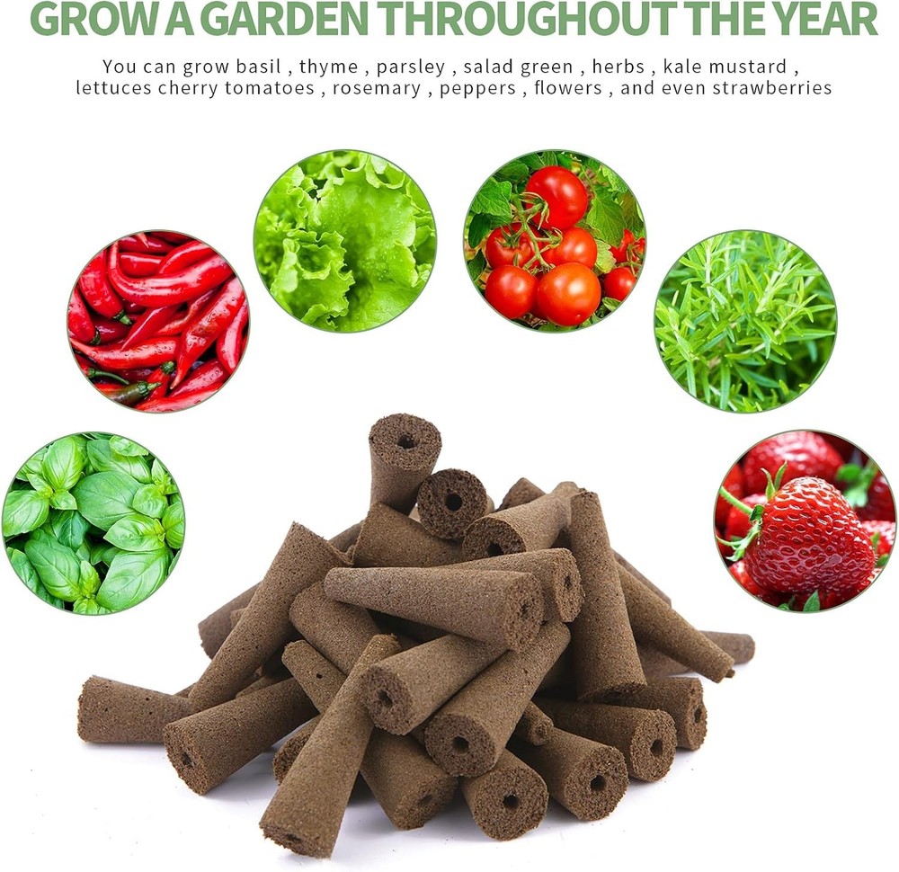 Seed Pod Replacement Sponges for Indoor Garden, 150 Pack