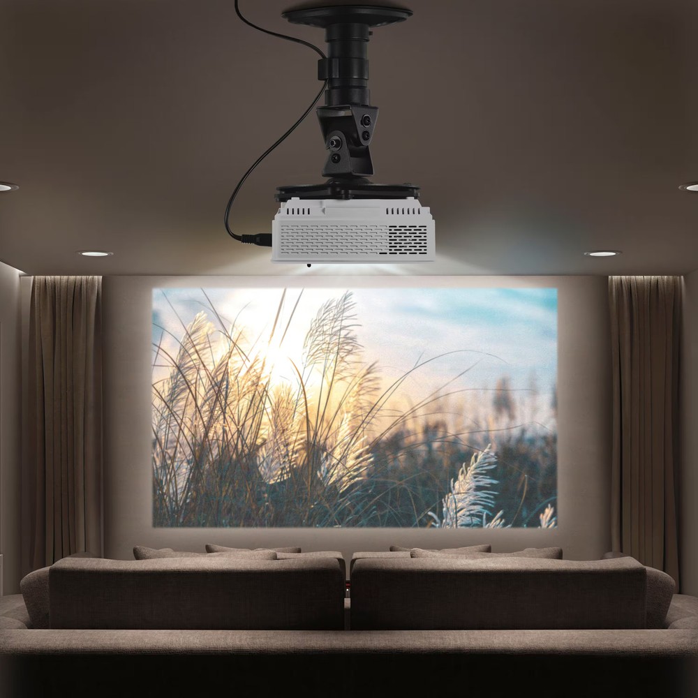 Insignia- Universal Projector Ceiling Mount - Black