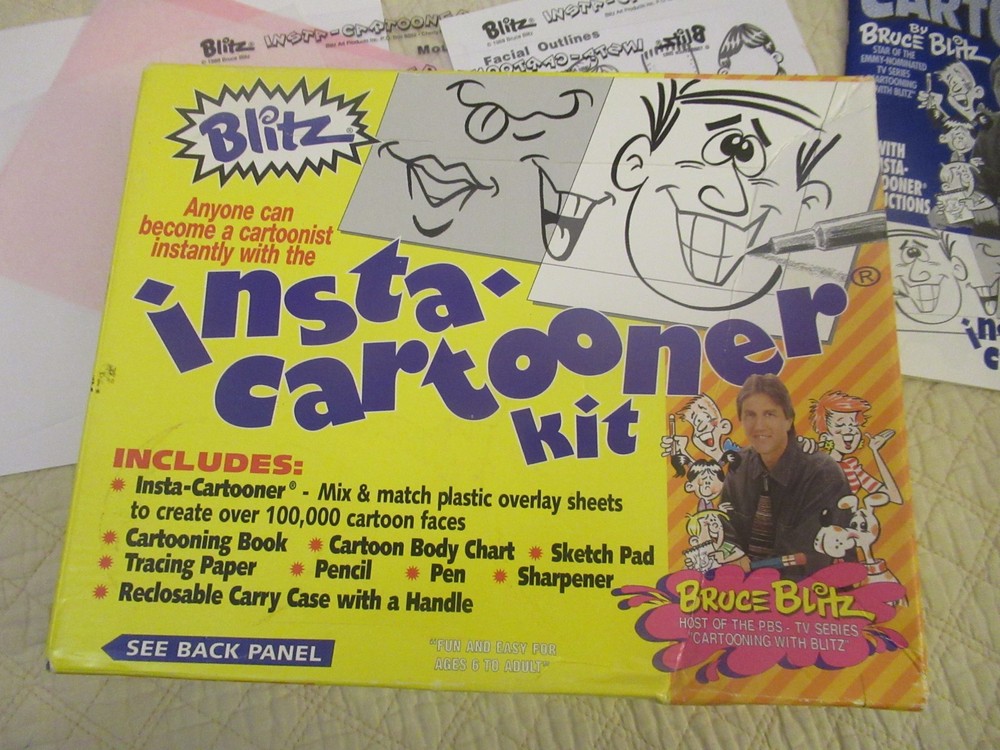 Blitz Insta-Cartooner Kit (Bruce Blitz) (See Description)