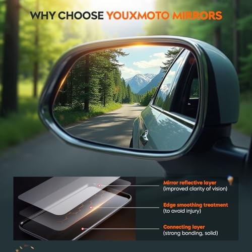 Driver Left Side Mirror Glass Fit For Chevy Avalanche For Driver Side (Left)