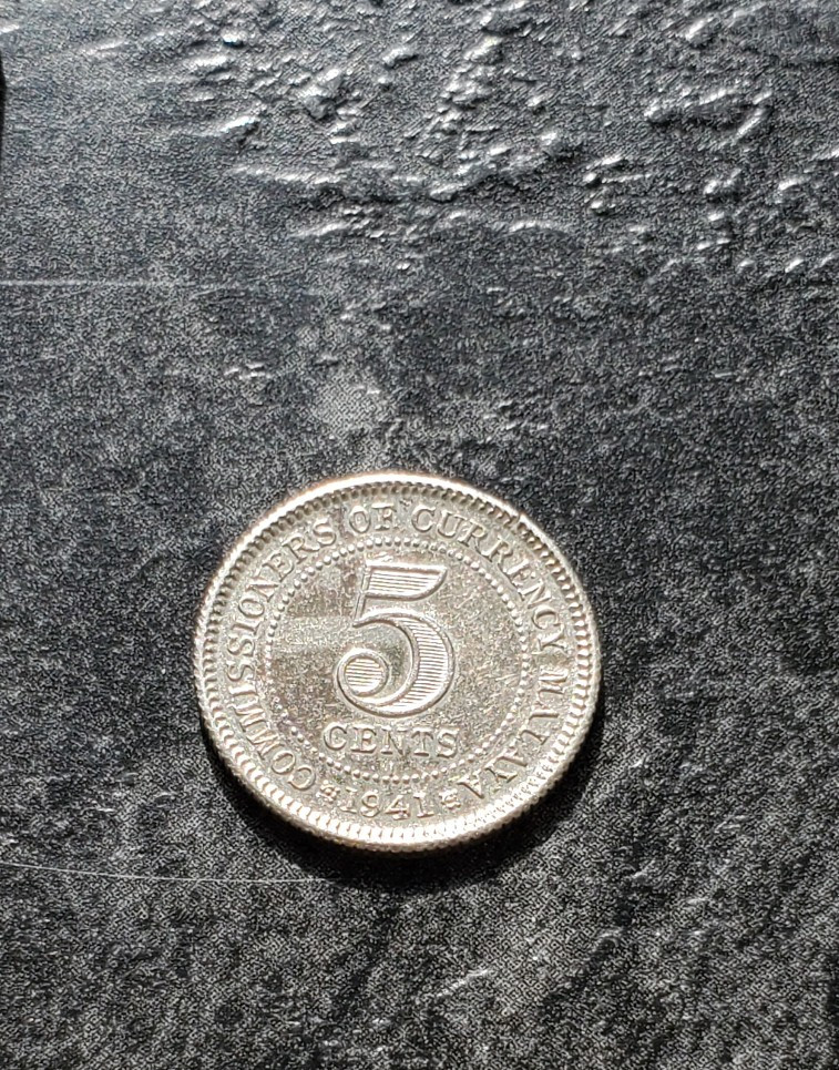 1941 MAYLAYA 5 CENTS   #143