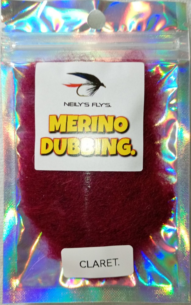MERINO DUBBING Claret.