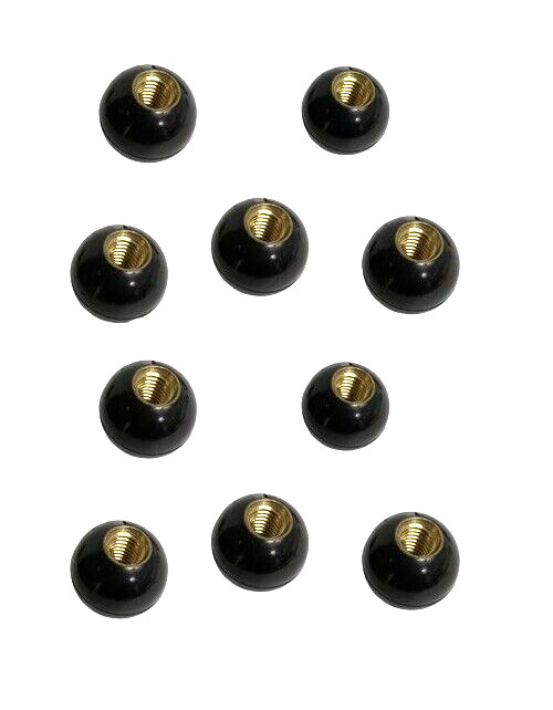 10 Pcs Ball Knobs Thread size: 3/8"-16 UNC (standard thread), thread depth: 5/8"