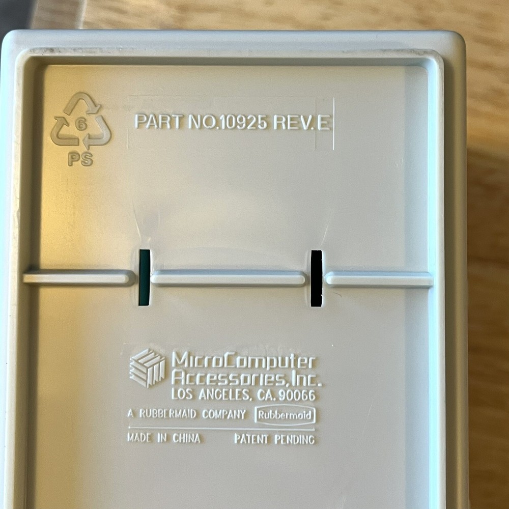 Vintage Floppy Disc Diskette Storage Case Microcomputer Accessories Rubbermaid