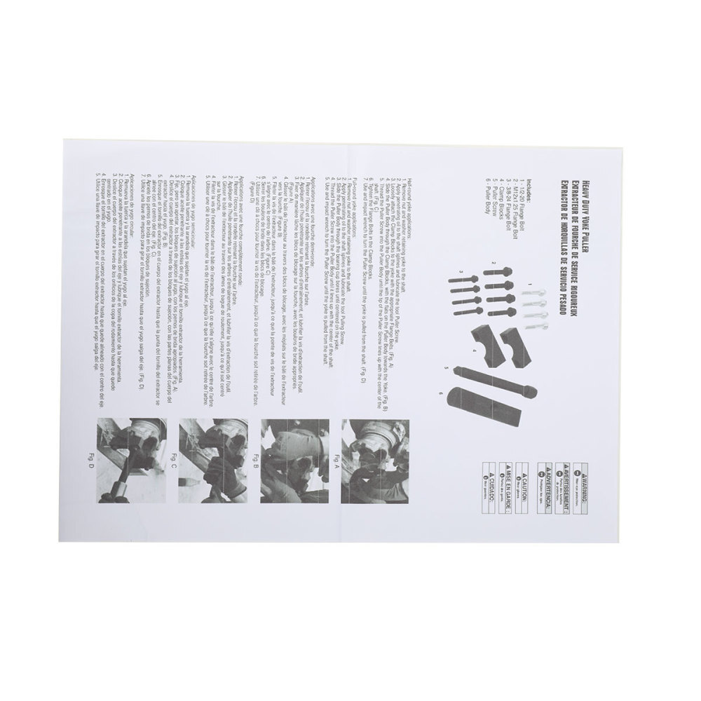 Heavy-Duty Yoke Puller, Semi Yoke Puller Replace 10803 Yoke Puller kit