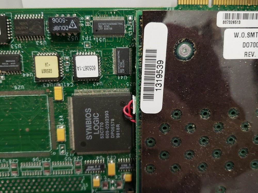DEC DIGITAL 30-49113-01 PCI RAID CONTROLLER, D040395-4E-DIG, D5NDAC960PDU-3