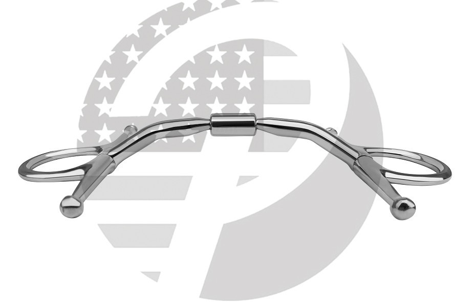 Full Cheek Comfort Barrel Bits, Snaffle Action Horse Bits