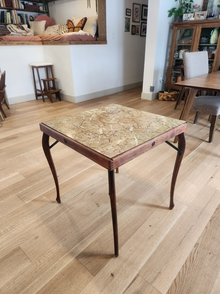 "JAY" Folding Bridge Table Patented M. Ltd. London S.W.I.
