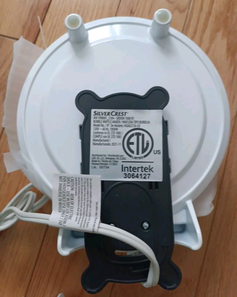 Silvercrest Bubble Waffle Maker HG06272A-US Read