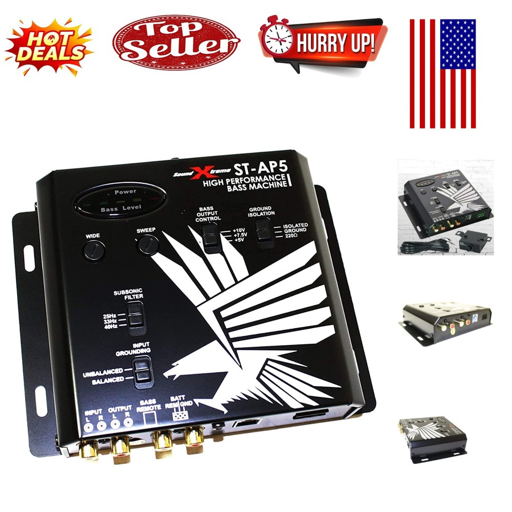 Soundxtreme Digital Bass Max & Restore Processor with Remote