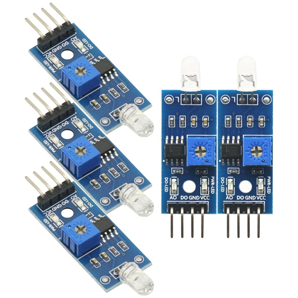 5PCS 3.3V-5V Photodiode Module LM393 Light Sensor Switch Module for Arduino R...