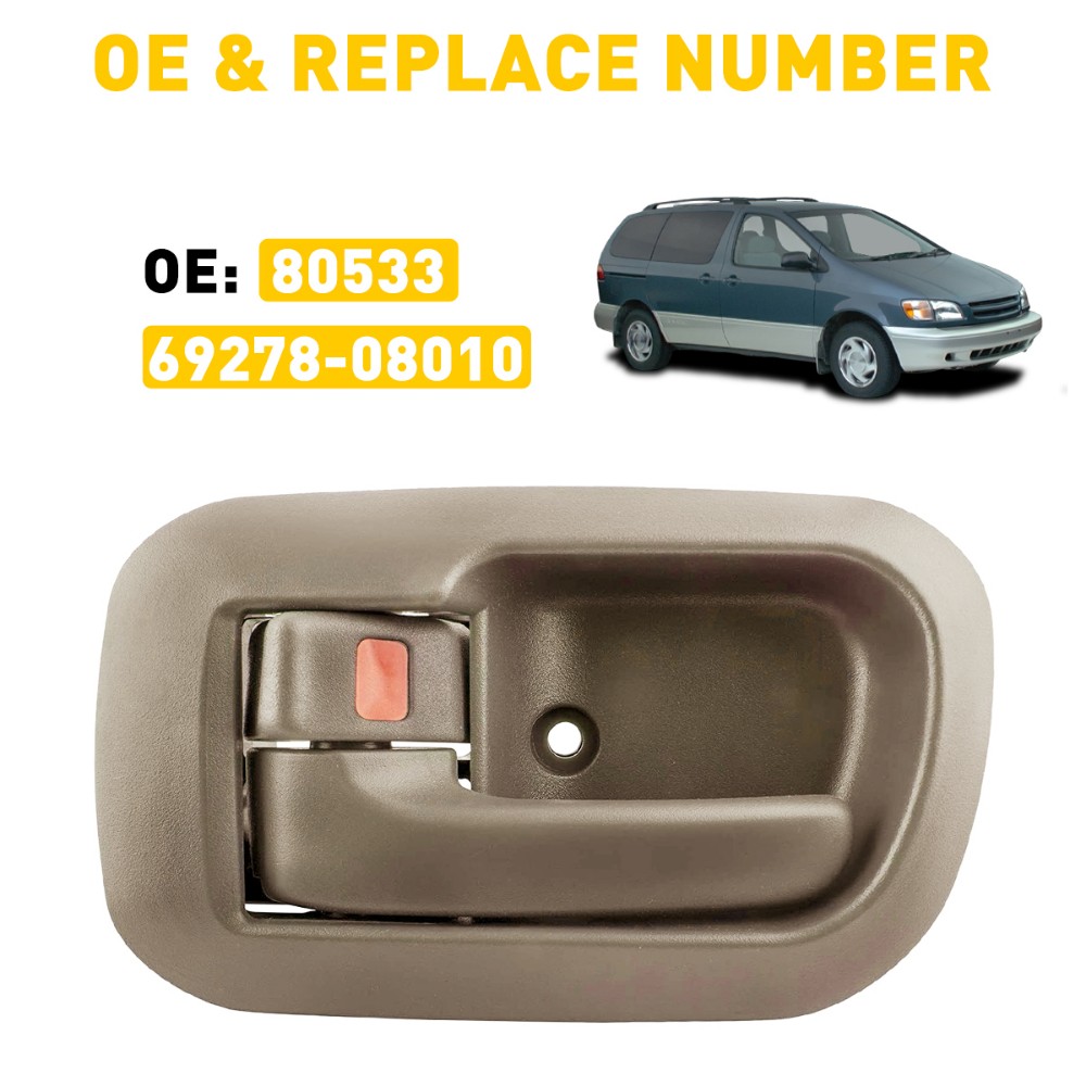 For Toyota 1998-2003 Sienna Inside Handle Door Front Left Driver Side Durable US