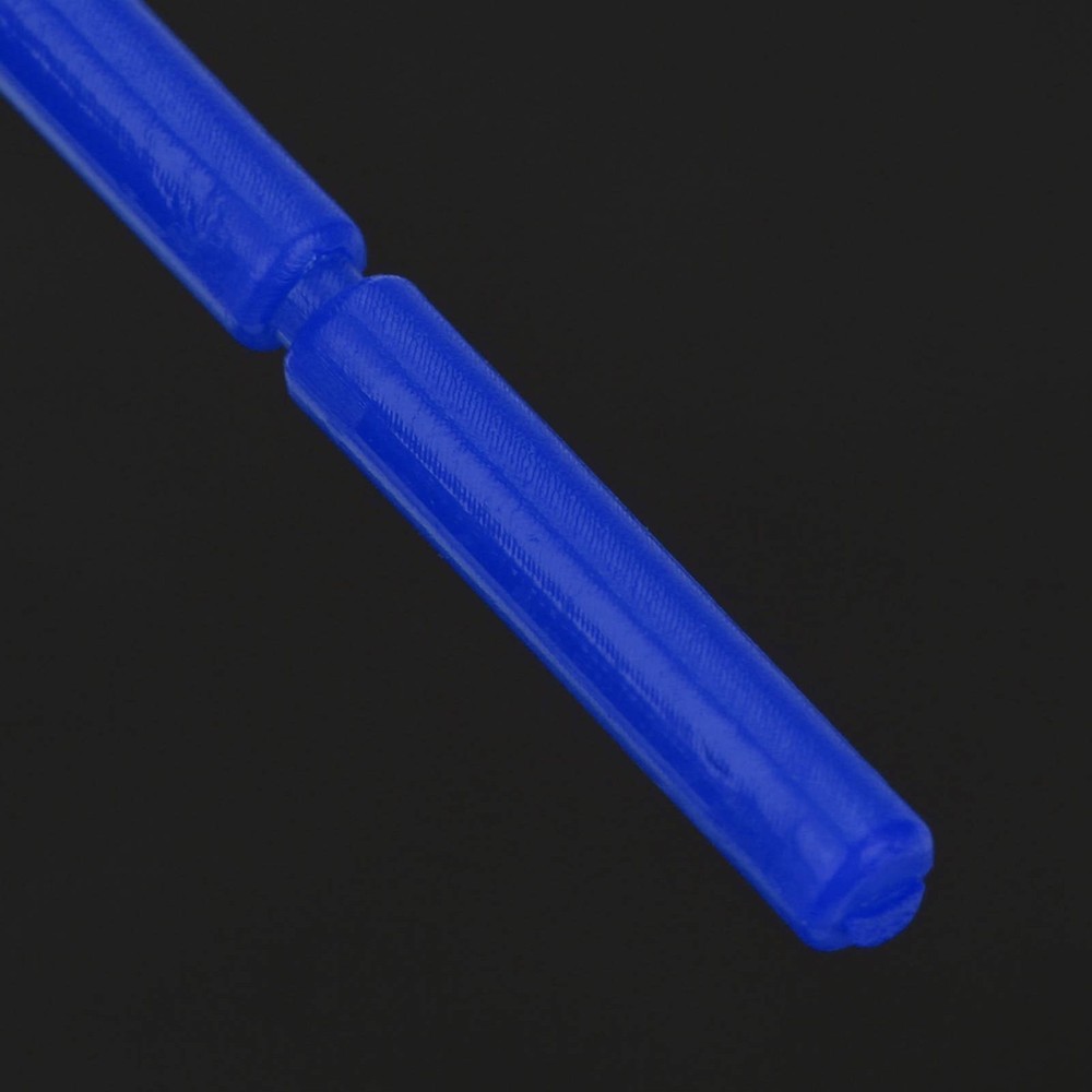 100 Pcs Dental Disposable Micro Applicator Brush Bendable Sticks (Blue)