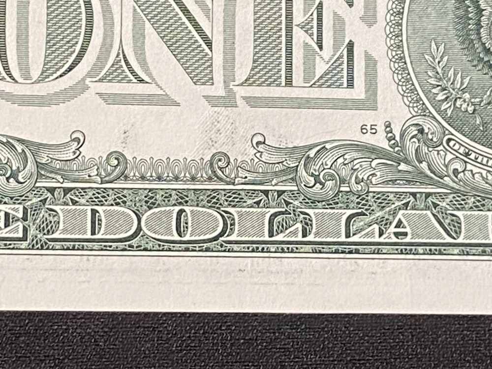 2021 - $1 - Binary Ink Transfer K94949994 - UNC