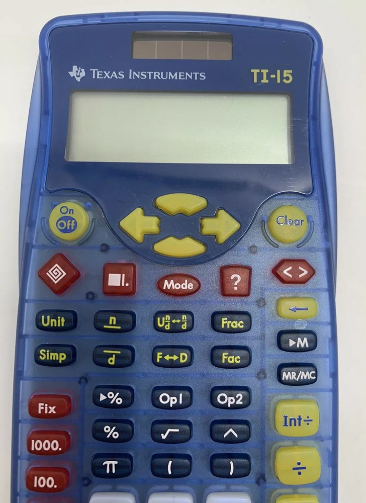 Texas Instruments TI-15 Explorer Elementary Calculator