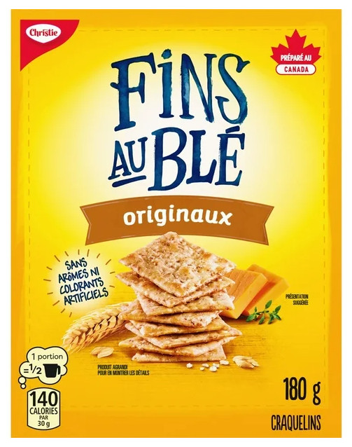 Wheat Thins Original Crackers, 180g (3 Pack)