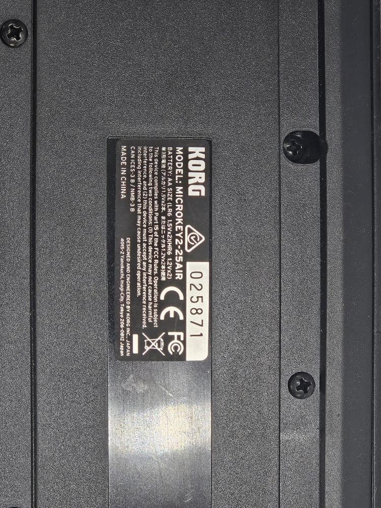 KORG KEYBOARD MICROKEY 25 (P14022829)