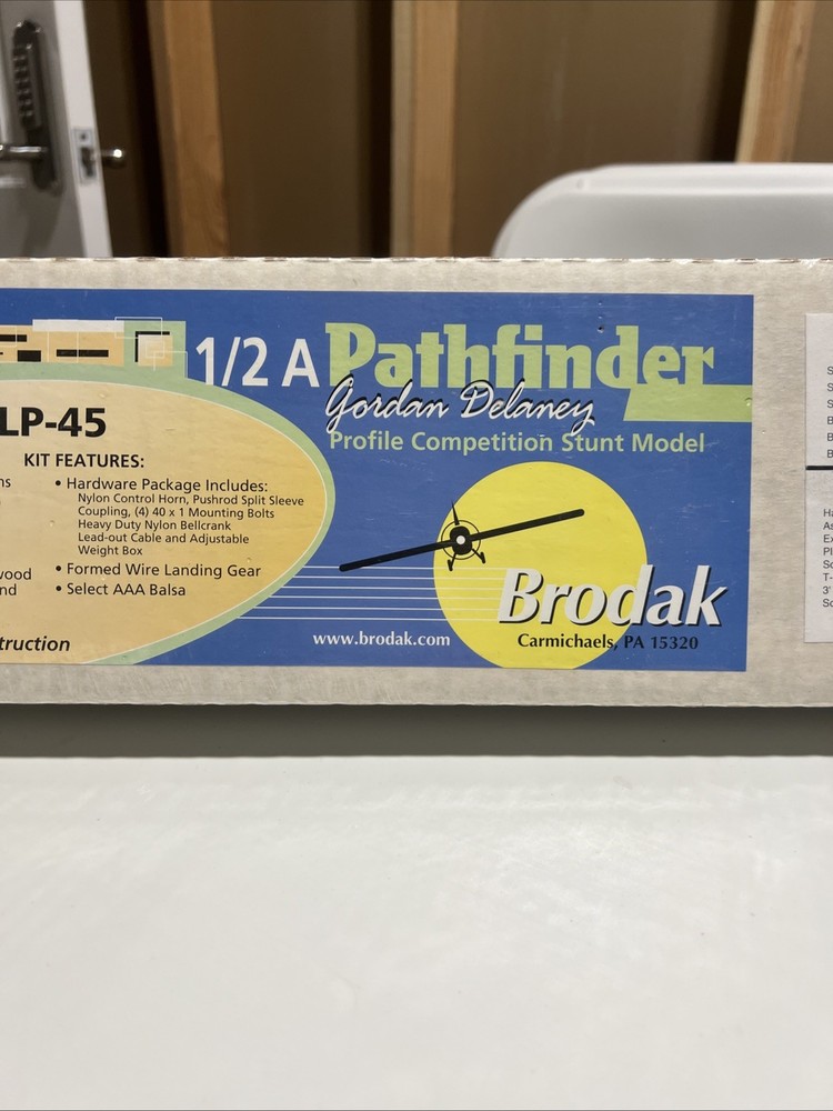 Brodak 1/2 A Pathfinder Profile Competition Stunt Model CL 27” WS