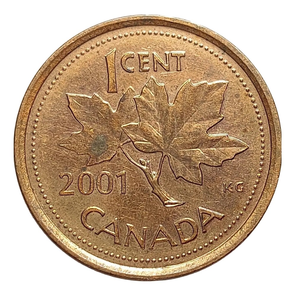 Canada 1 Cent 2001 Coin Elizabeth II G46