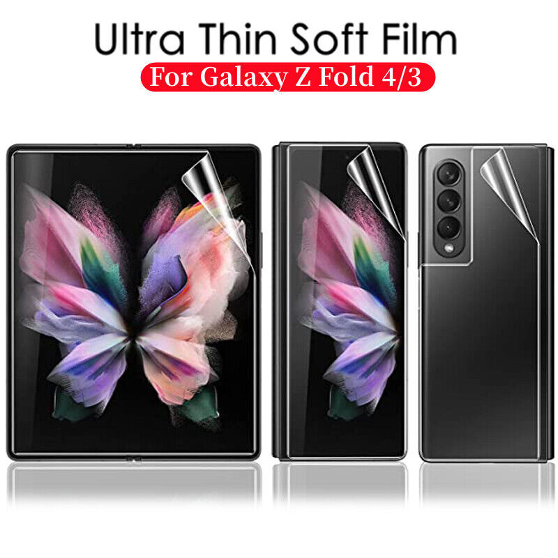 Hydrogel Front and Inside Screen Protector For Samsung Galaxy Z Fold 7 6 5 4