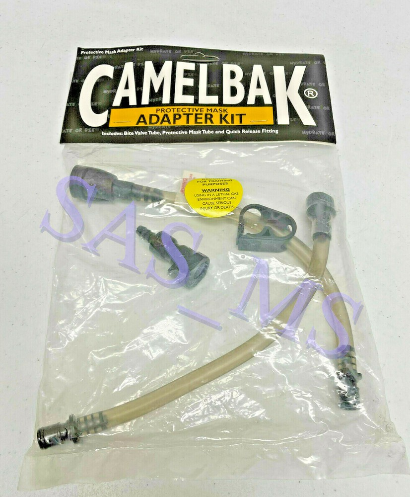 CAMELBAK PROTECTIVE MASK ADAPTER KIT W/BLADDER BITE VALVE RESERVOIR NEW