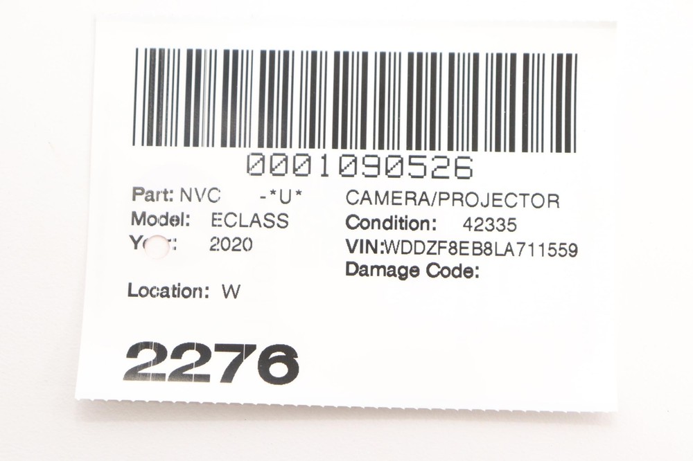 2020 MERCEDES E350 W213 REAR LEFT SIDE BLIND SPOT RADAR SENSOR MODULE OEM