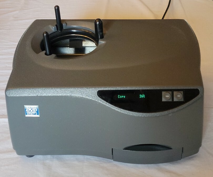 MicroBoards DVOR-1000-10 Orbit II DVD Disc Duplicator System *Needs Band Repairs