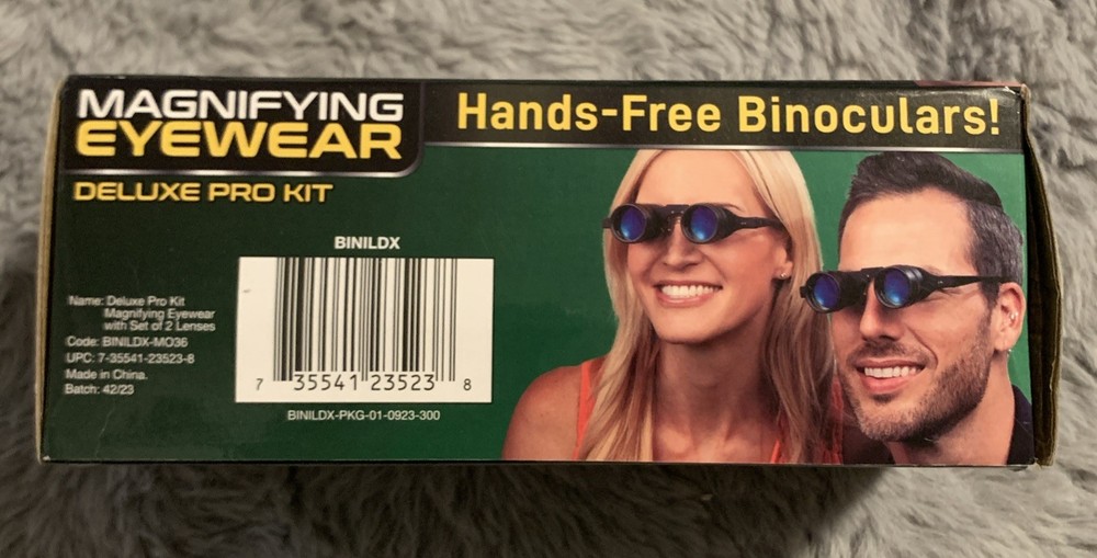 Zoom Optics Hands Free Binocular Glasses