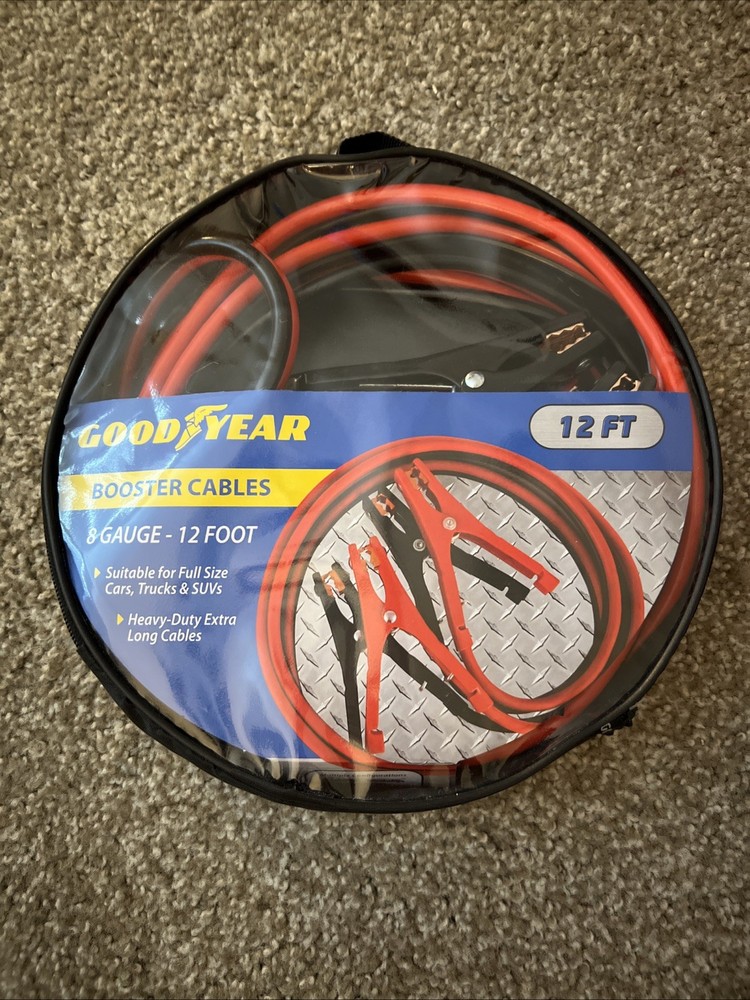 Goodyear Jumper Cables - 12ft
