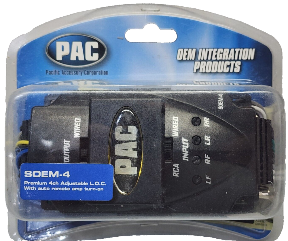 PAC SOEM-4 Adjustable 4-Chan Interface Adapter Line Output Converter - Sealed