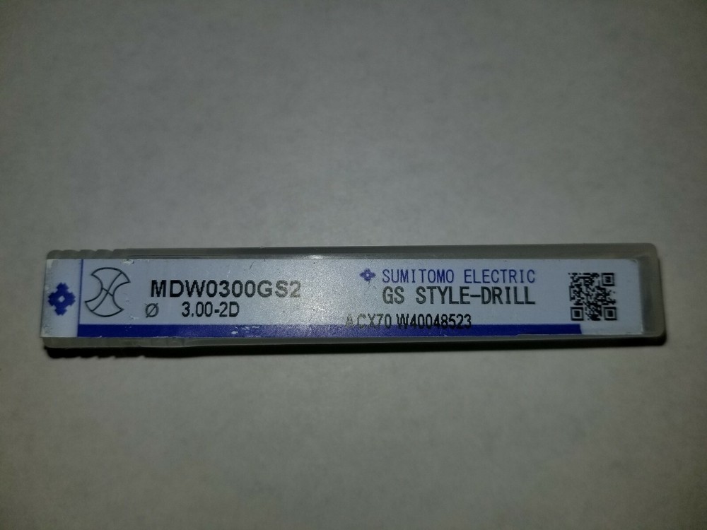 SUMITOMO 3MM Carbide Drill