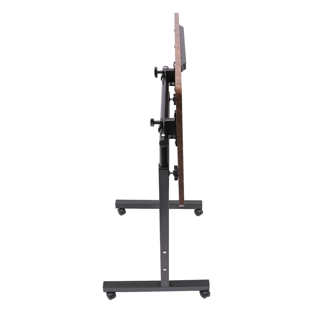 Portable Presentation Podium Rolling Computer Stand w/ brake Height Adjustable