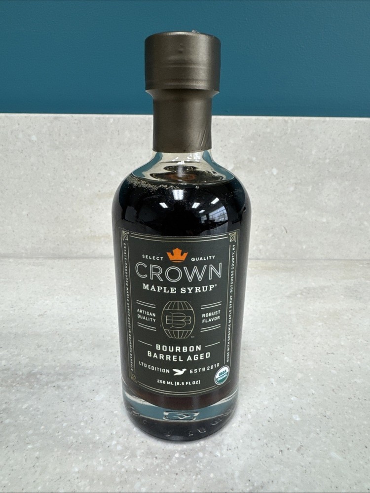 Crown Maple  Syrup Bourbon Barrel Aged  8.5 Fl Oz