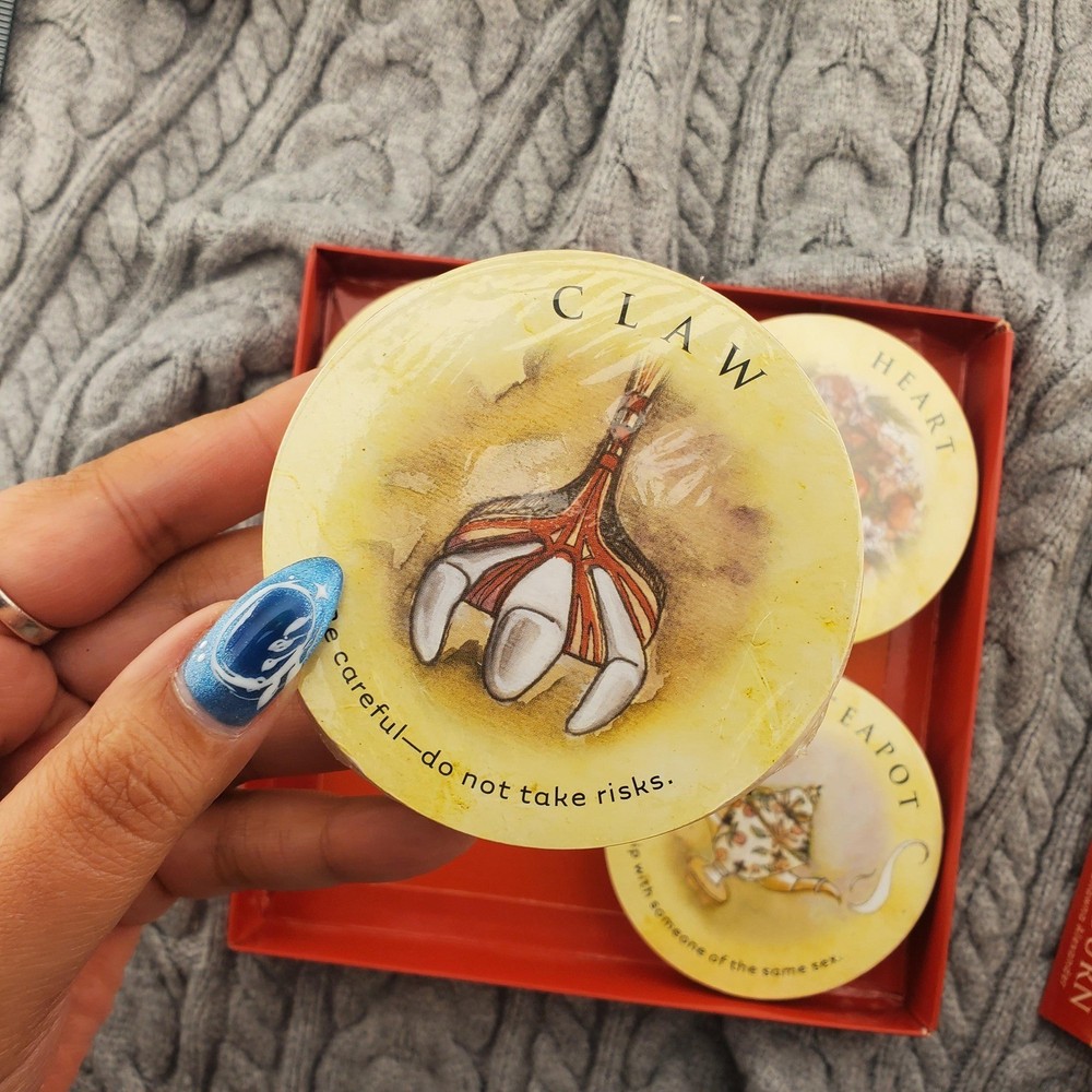 Tea Leaf Fortune Cards by Rae Hepburn 200 Card Oracle Deck USED