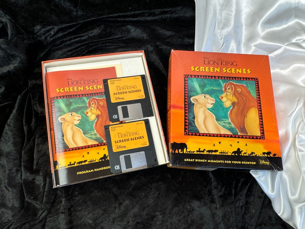 The Lion King Screen Scenes for Windows 3.5 Media