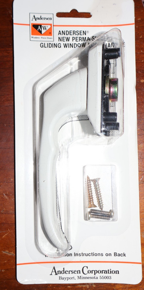 New Old Stock Andersen Corp. Perma-Shield Gliding Window Lock Handle White