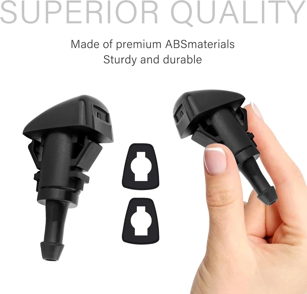 2PCS Front Windshield Washer Nozzle Compatible with Chrysler Dodge Ram,Car Winds