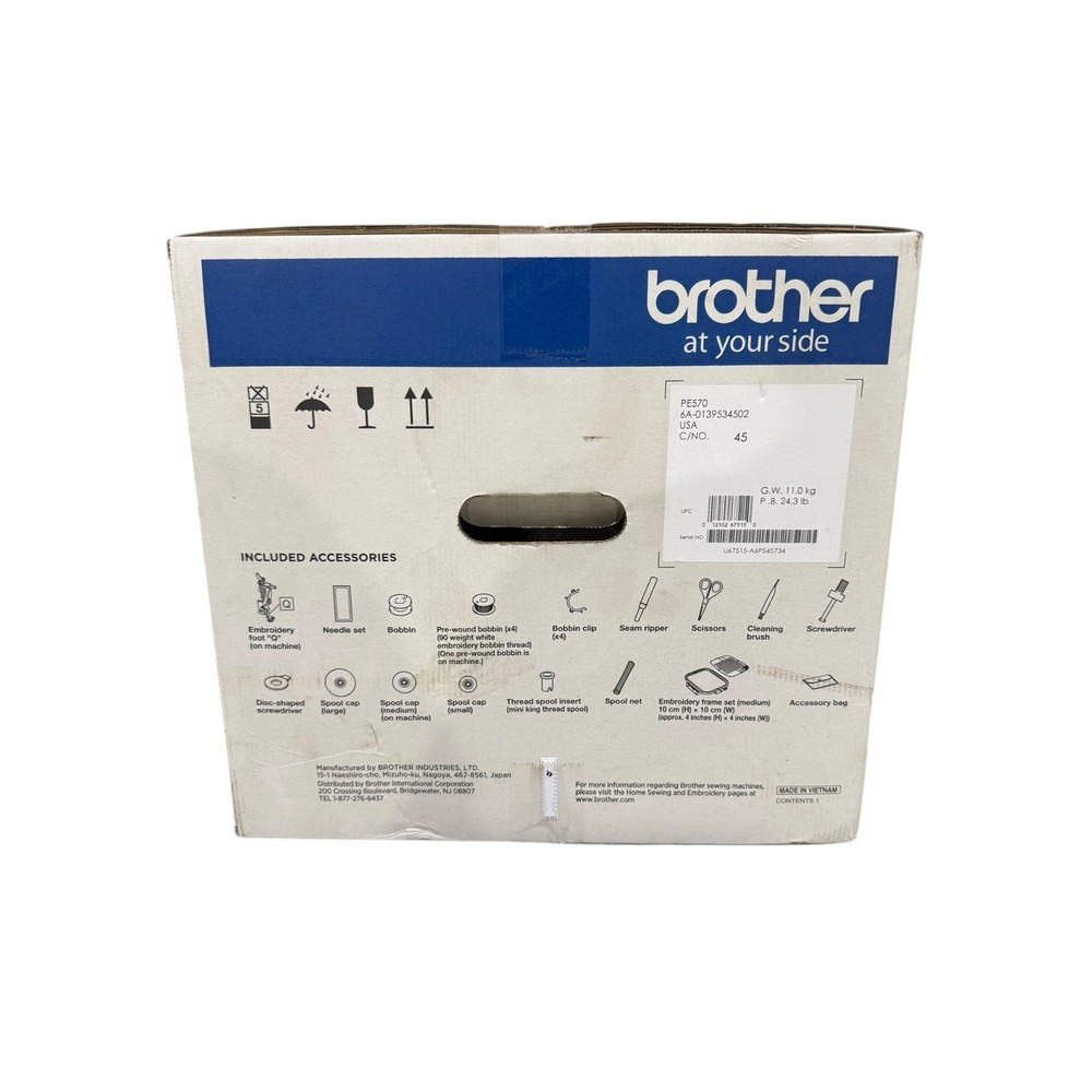 Brother, PE570, Embroidery Machine