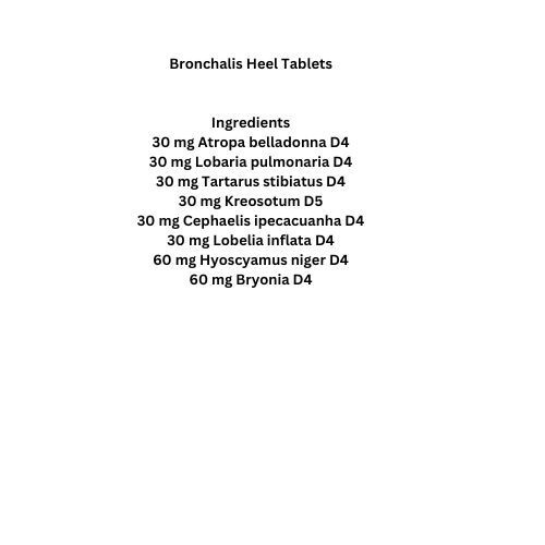 Bronchalis Heel Respiratory Relief Solution 50 Tabs