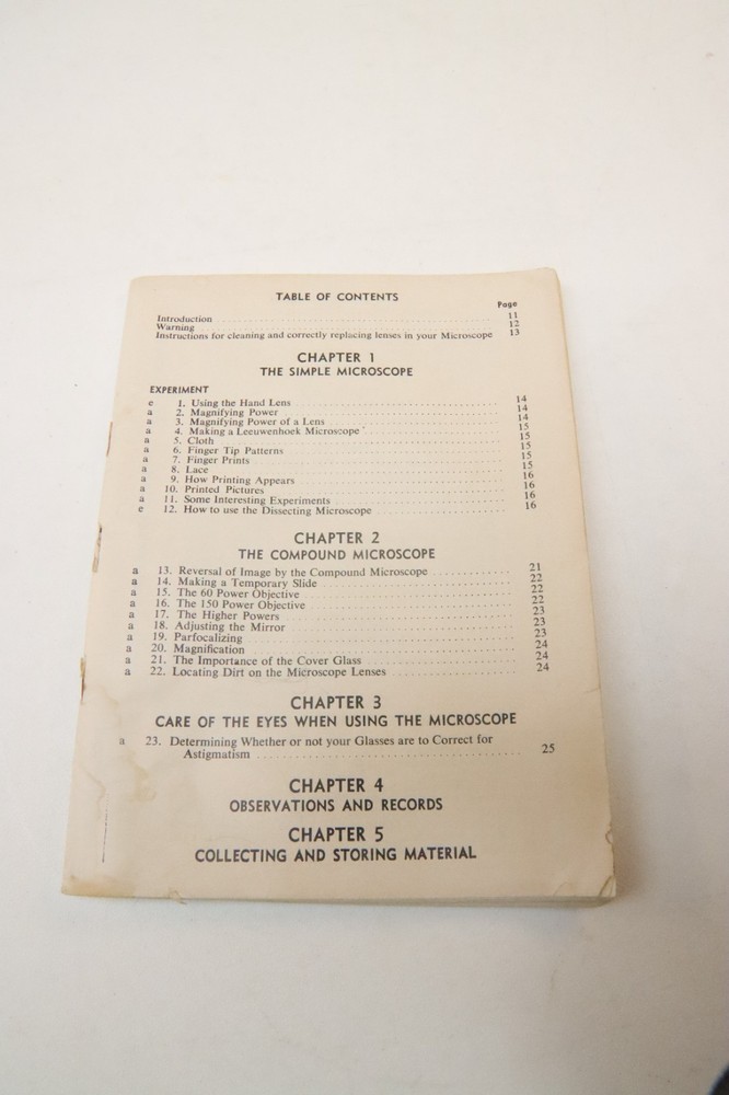 Gilbert Microscope and Lab Set - Original Metal Case, Microscope, ex scope 13022