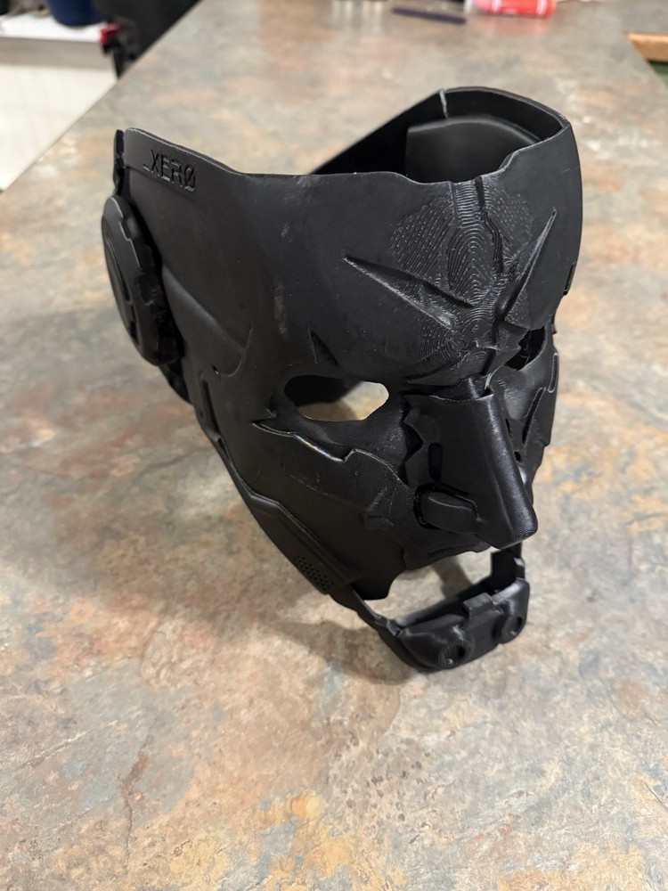 Static-X 3D Printed Xer0 Mask Raw Print