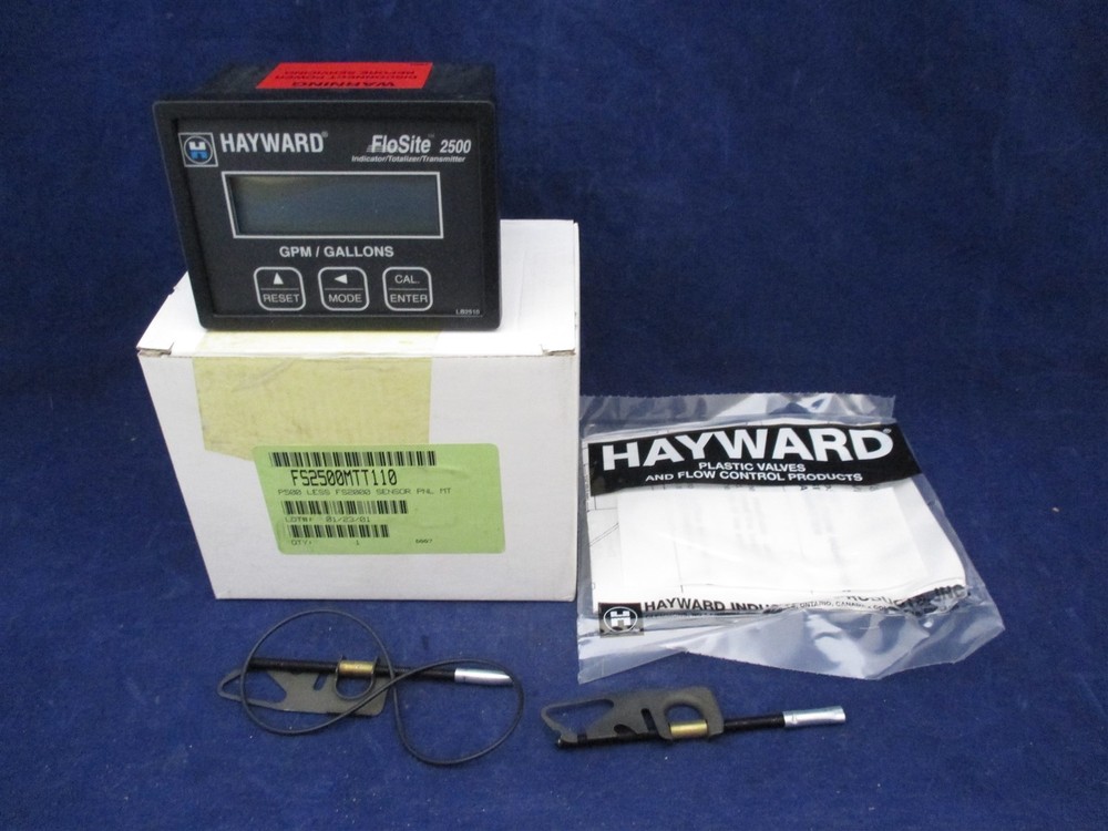 Hayward FloSite 2500 FS2500MTT110 Panel Meter New