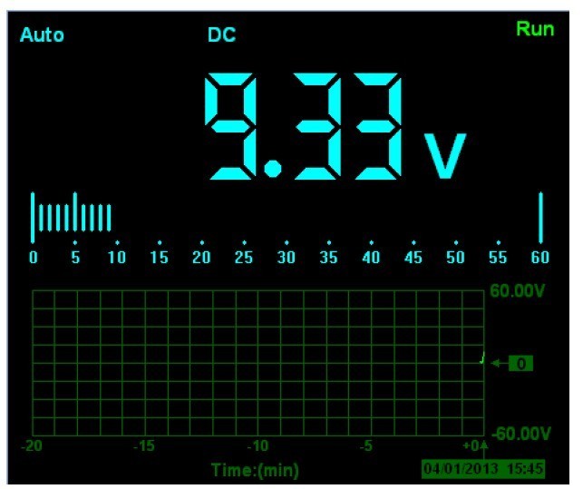 USB Data Logger Record True RMS Volt. Current Ohm Cap. Li-battery Bluetooth 365D