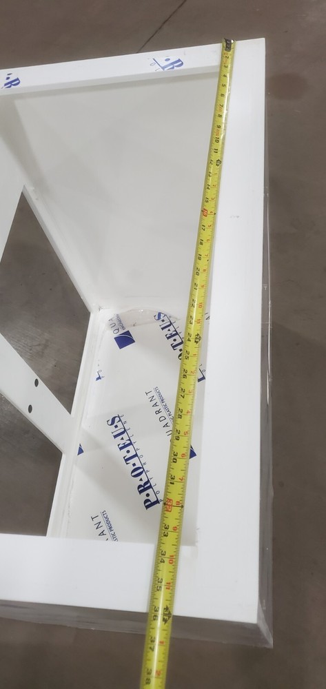 TFI Inline 36x22x36" Polypropylene Laboratory non-metalic casework base 1/2"