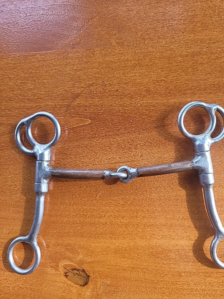 Bit Master Copper Inlaid Snaffle 3 In Shank 5 M Used Bit