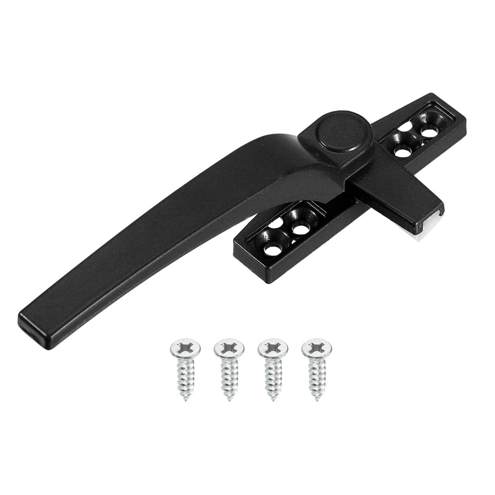 Casement Window Locking Handle Left Hand for Windows Black