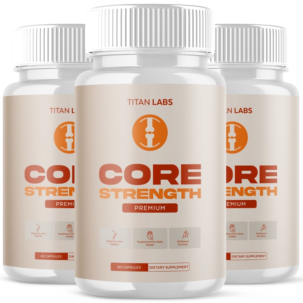 (3 Pack) Core Strength Joint Support Advanced Formula CoreStrength 180 Capsules