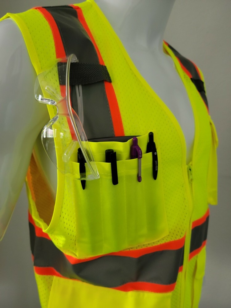 Yellow High Visibility Safety Vest.